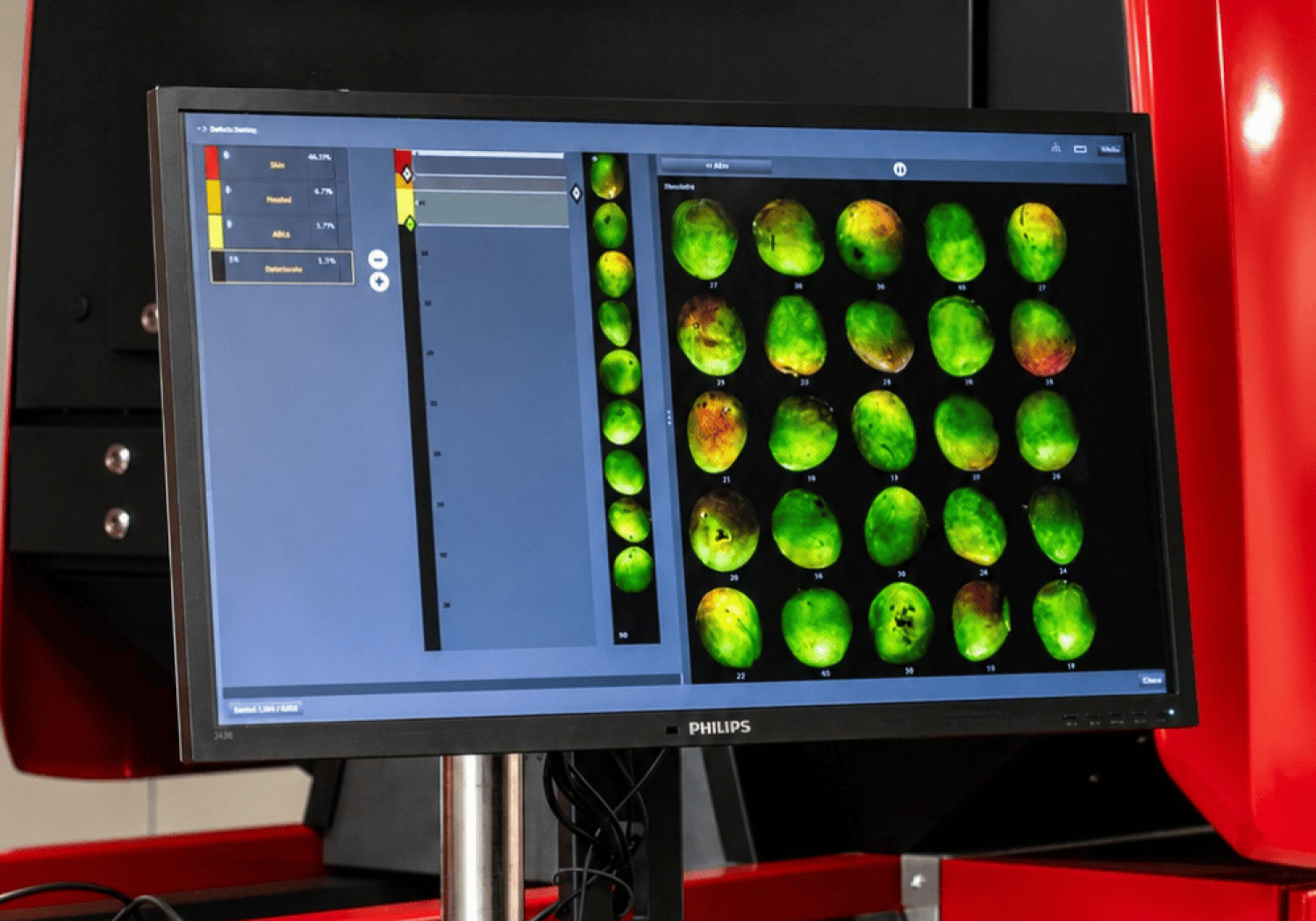Aweta produce il software Flowmaster per l'interfaccia utente