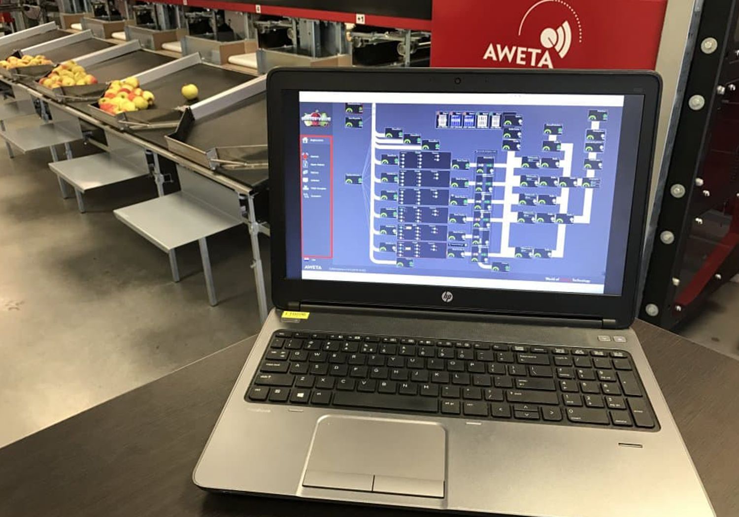 Aweta entwickelt Software zur Steuerung von Apfelanbauanlagen