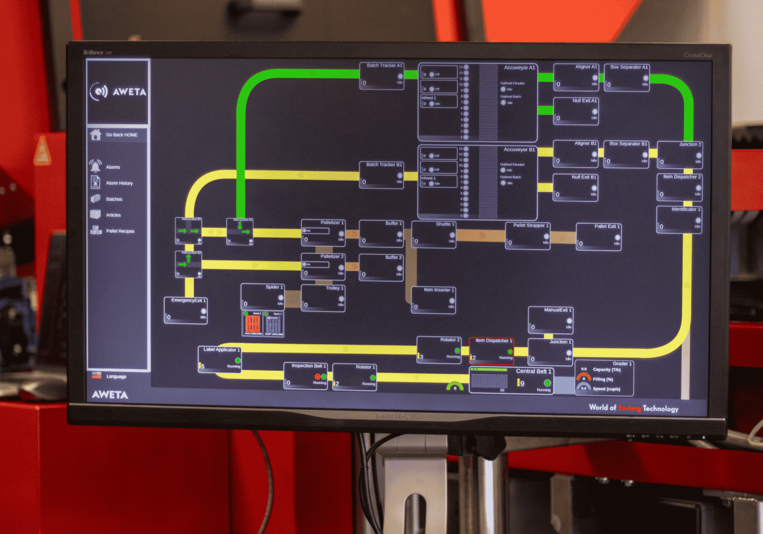 Aweta entwickelt Software zur Steuerung von Apfelanbauanlagen