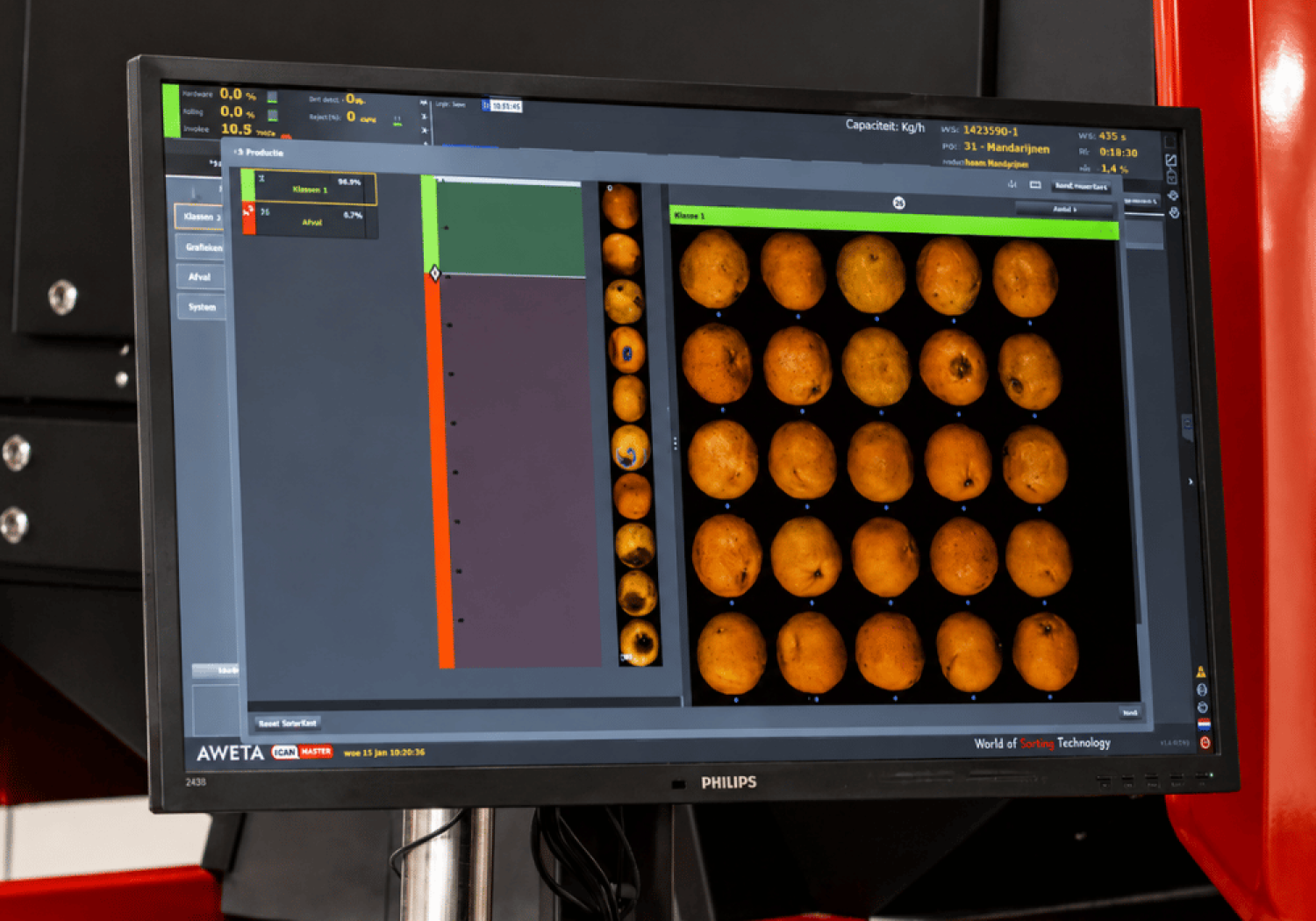 Aweta ontwikkelt de gebruikersinterface van de software Flowmaster
